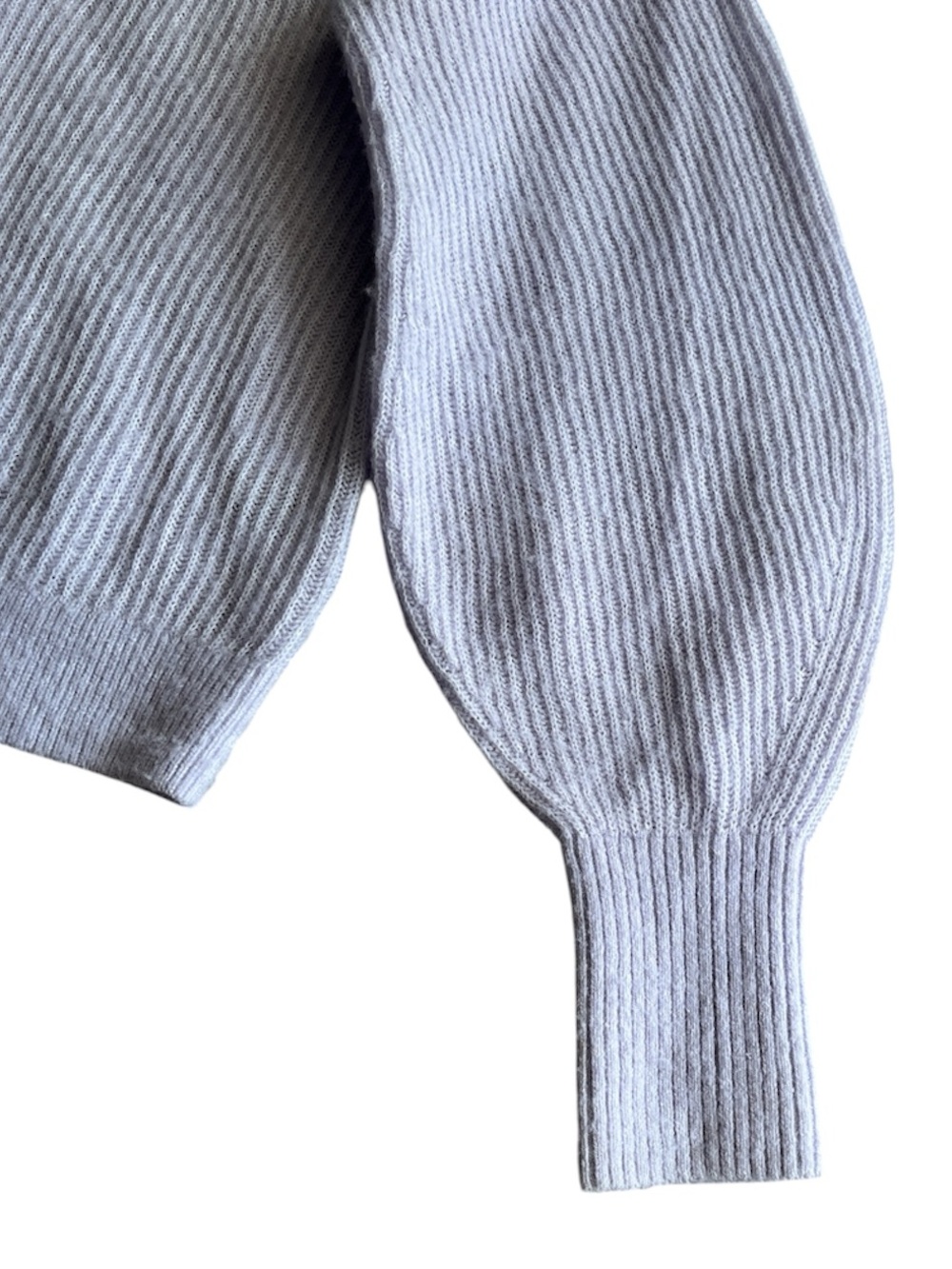 Quince Baby Alpaca Wool Cropped Cardigan Lilac Lavender S - Picture 2 of 7